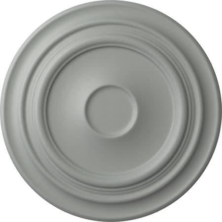 Ekena Millwork Giana Ceiling Medallion (Fits Canopies up to 7 7/8"), 32 5/8"OD x 1 1/2"P, Primed White CM32GI